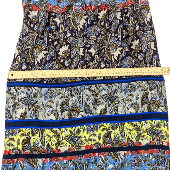 Anthropologie One September Cosima Embroidered Bodice Midi Dress M Boho Print - Picture 10 of 13